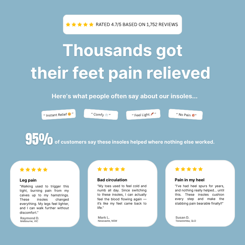 Orthotic - Grade Relief Insoles™ - Pillow Sole